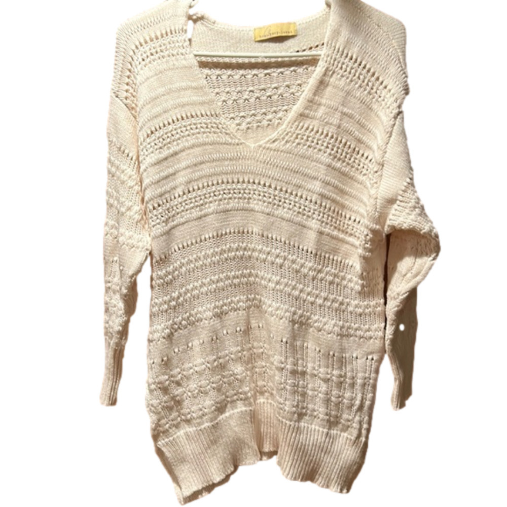 How very loved size large sweater good condition.